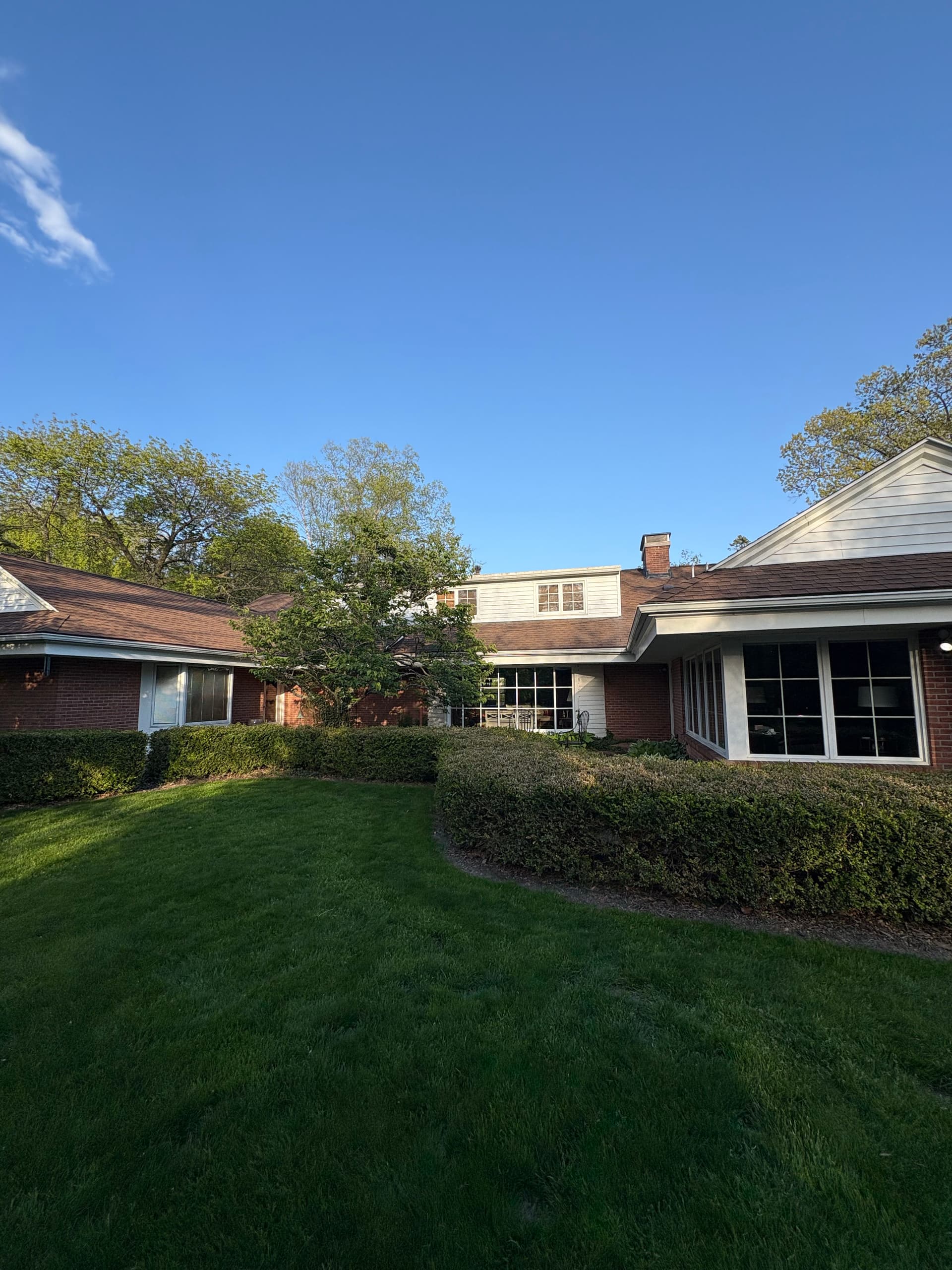 Window Cleaning and Moss Removal at an East Grand Rapids Home image