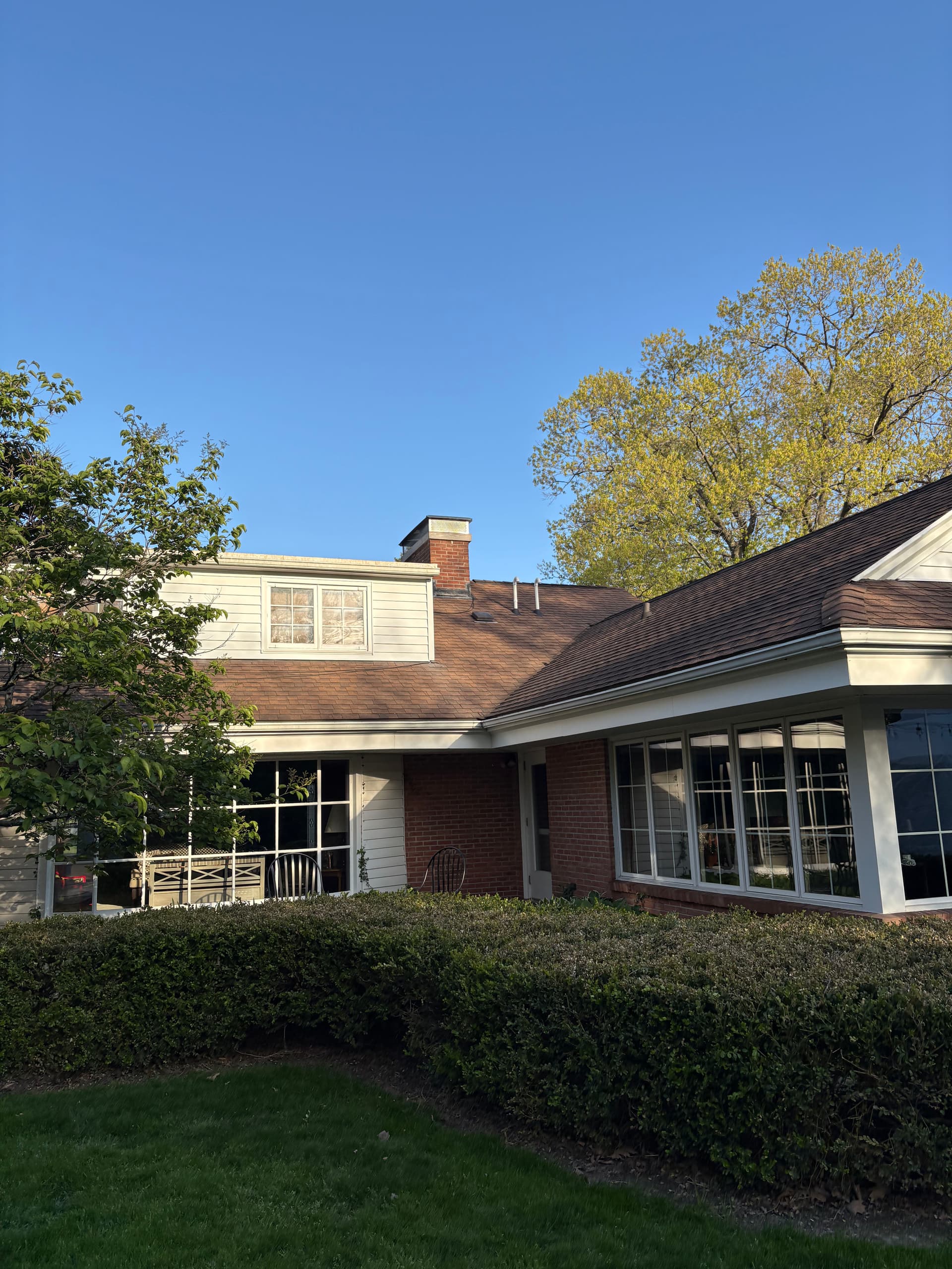 Gallery photos for Window Cleaning and Moss Removal at an East Grand Rapids Home: Image #2
