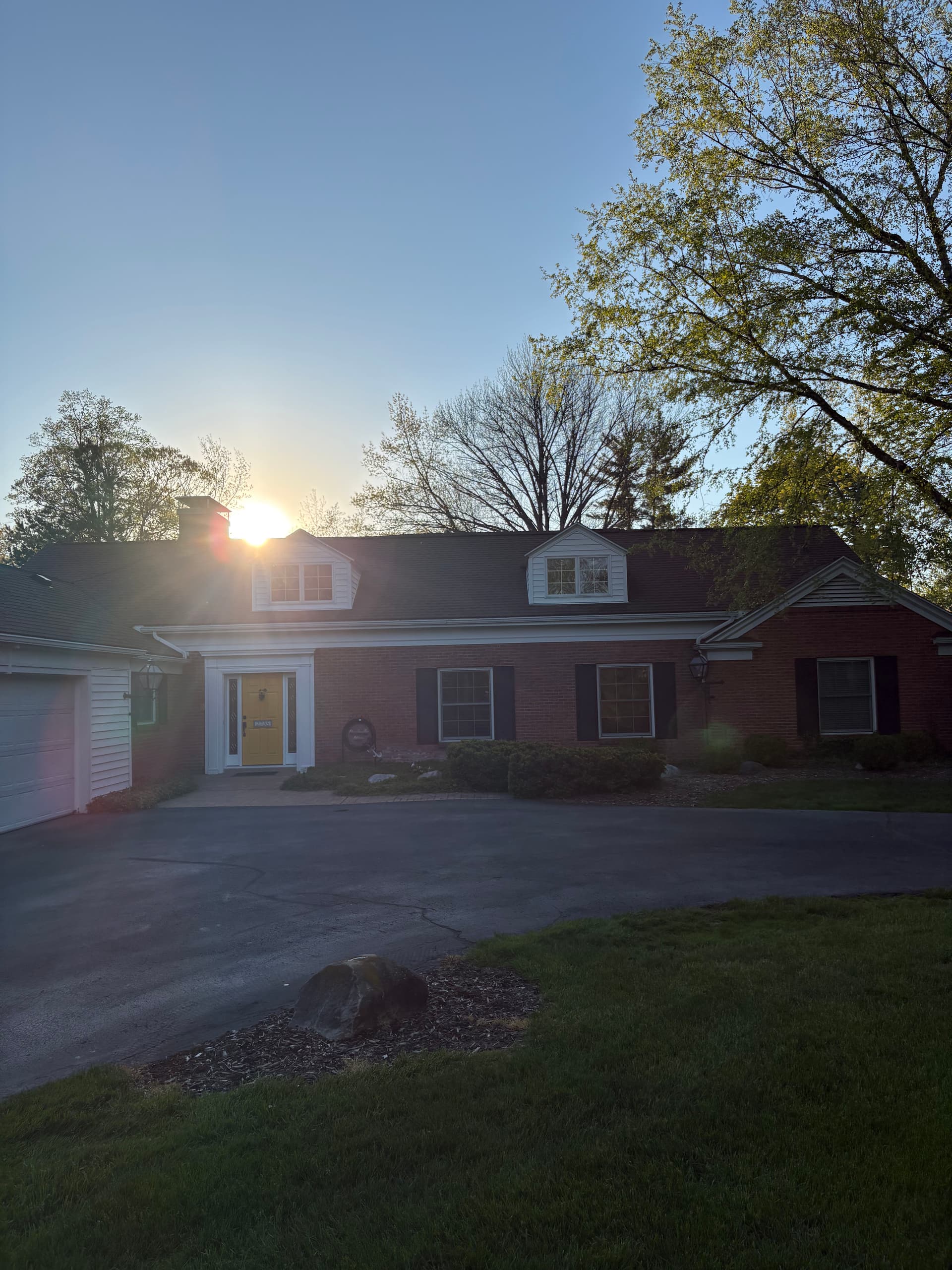 Gallery photos for Window Cleaning and Moss Removal at an East Grand Rapids Home: Image #1