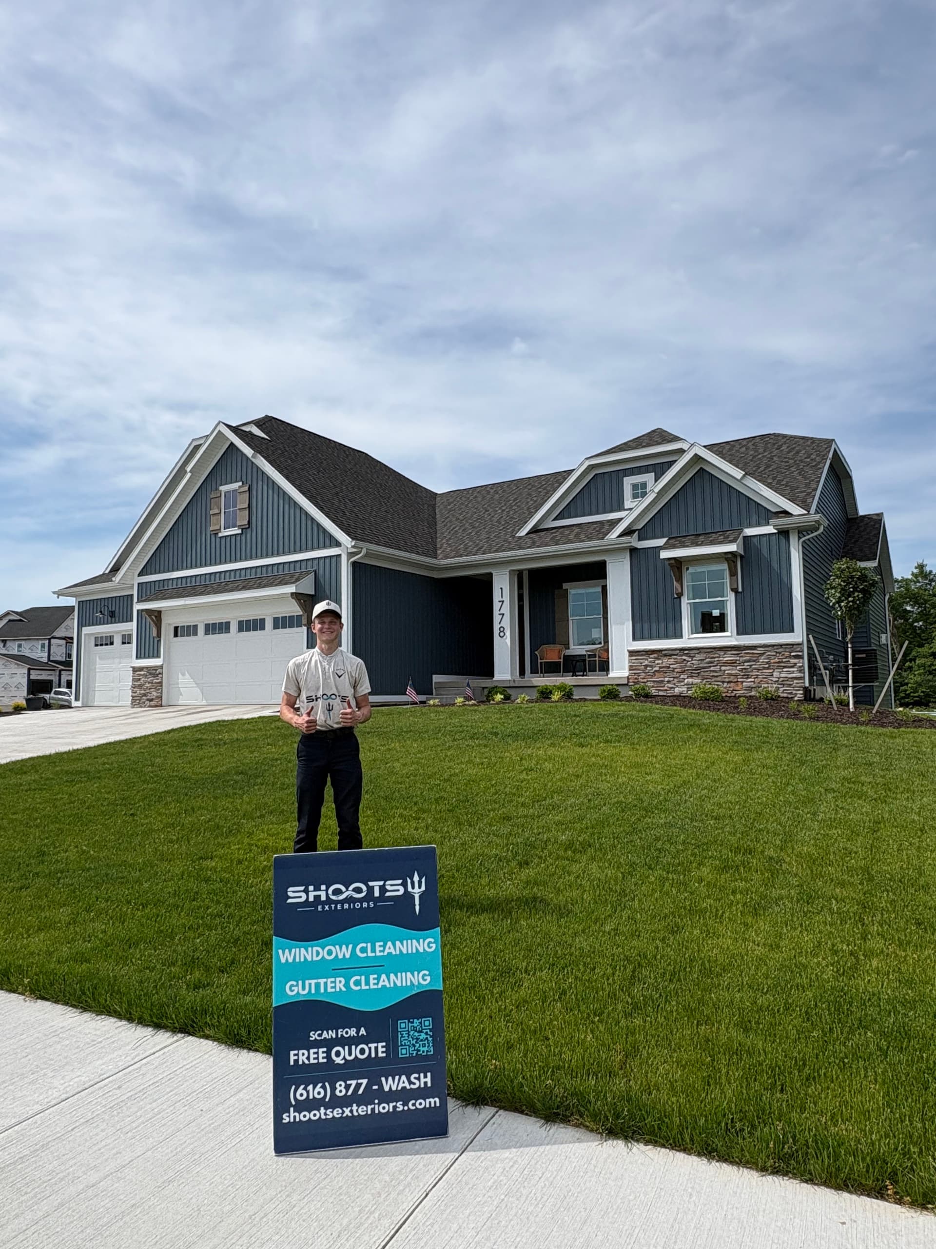Exterior Window Cleaning Done Right in Byron Center image