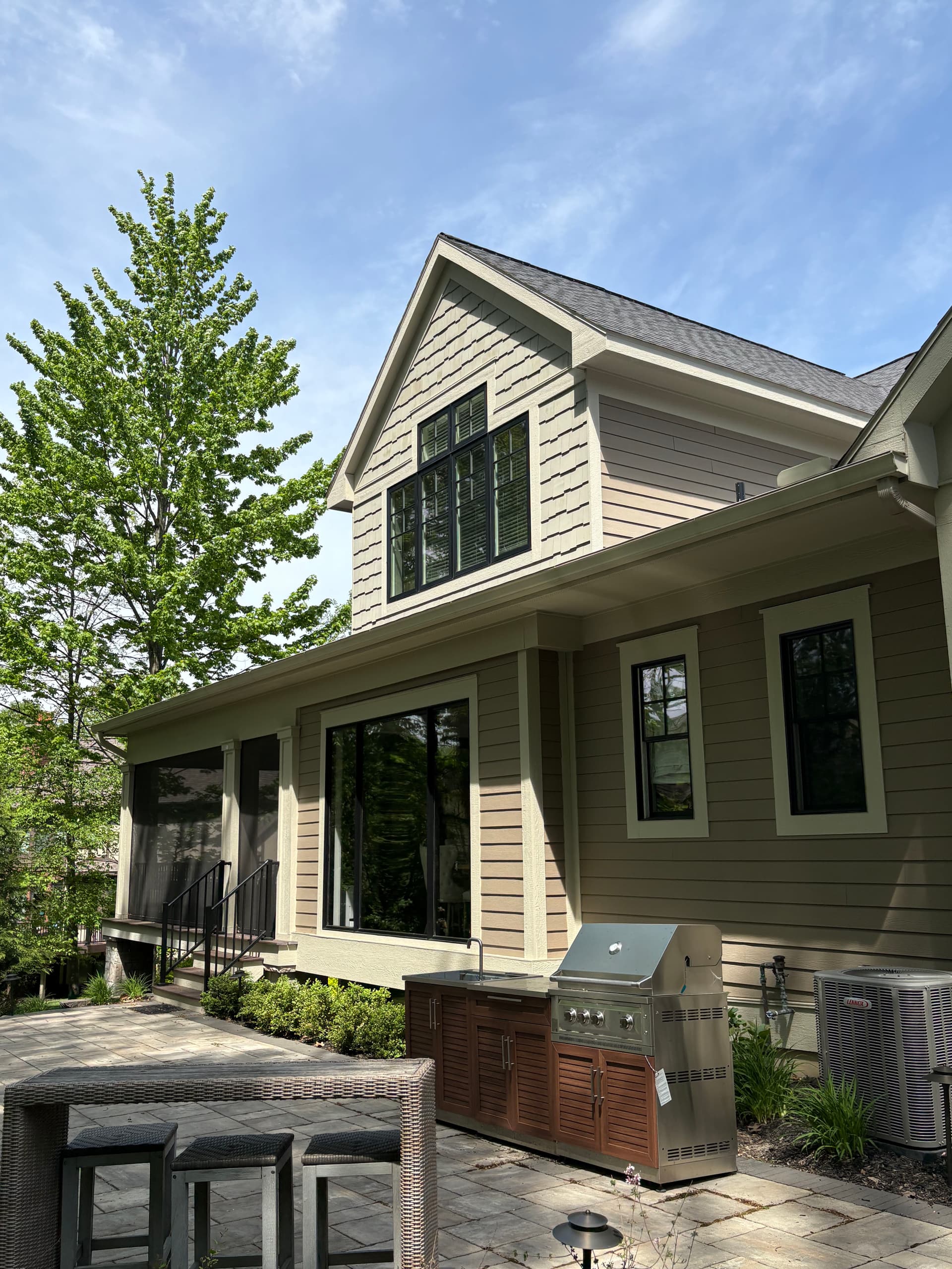 Gallery photos for Exterior Window Cleaning on a Stunning Forest Hills Home: Image #2