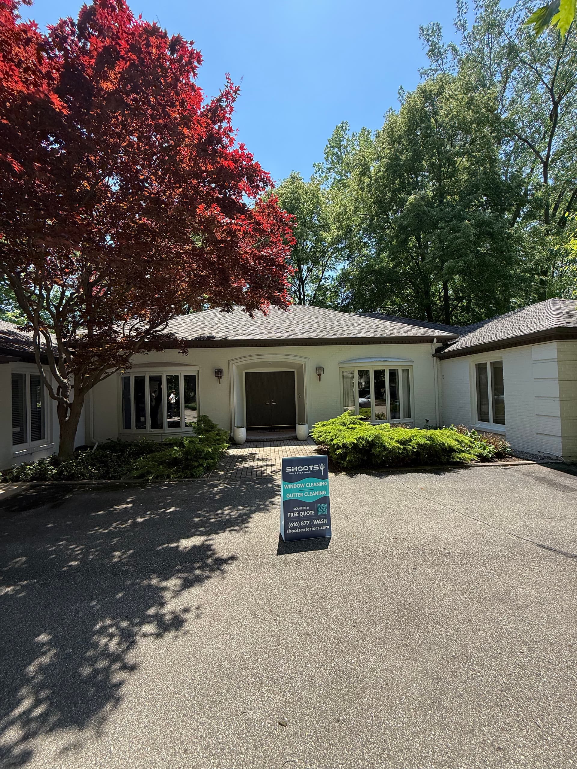 Exterior Window Cleaning at a Reeds Lake Home image