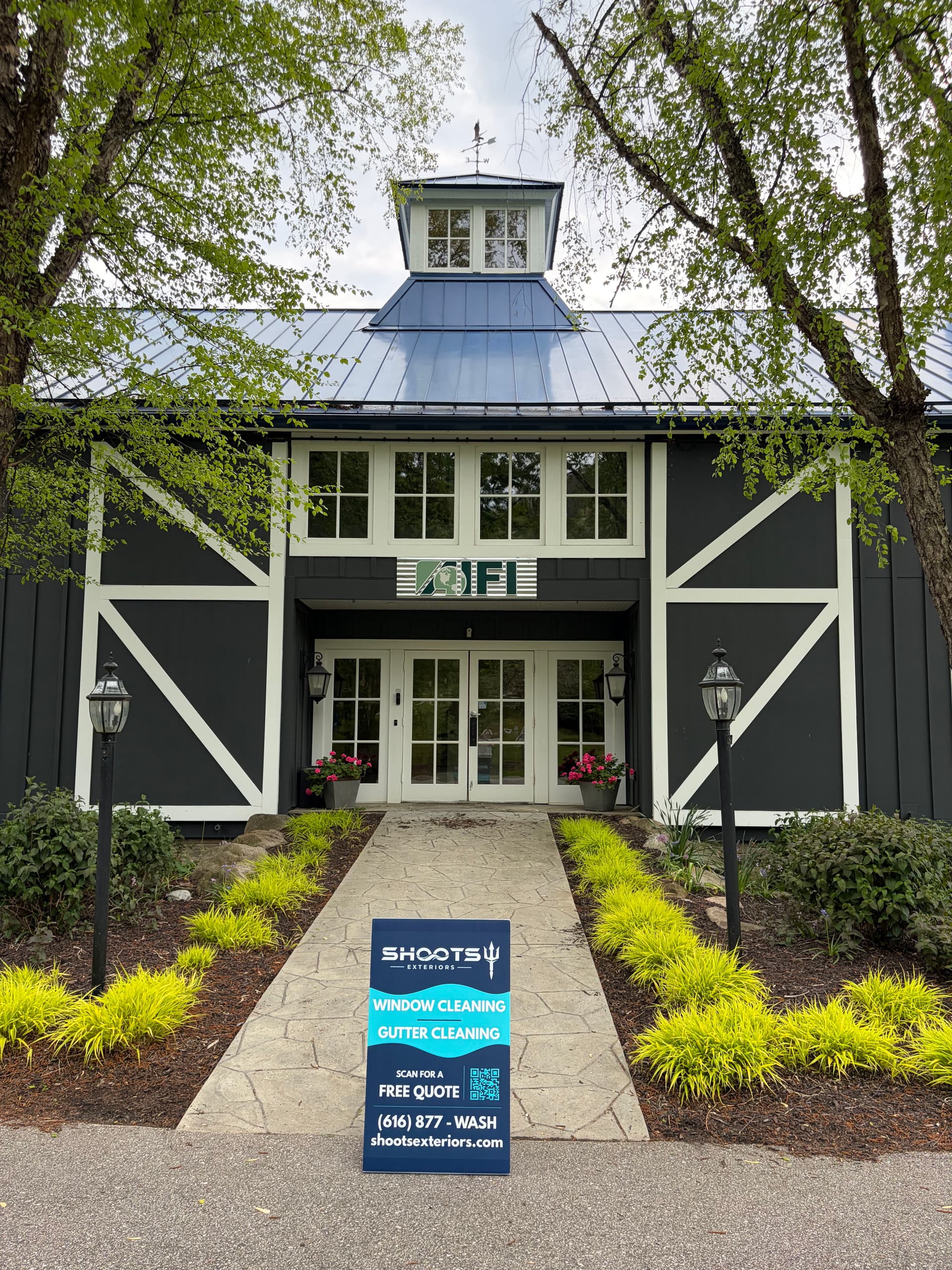 Gallery photos for Full Interior and Exterior Window Clean Plus Gutter Service at AIFI: Image #2